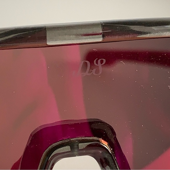 Diamond Eyewear Pink Gray Sporty Sunglasses Baseball Outdoor Fishing In Box Case - Picture 8 of 10